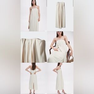 Mango Strapless Dress